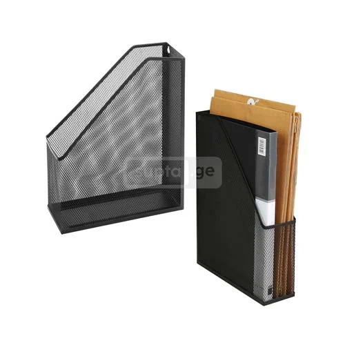 მეტალის ვერტიკალური ბადე-თარო 